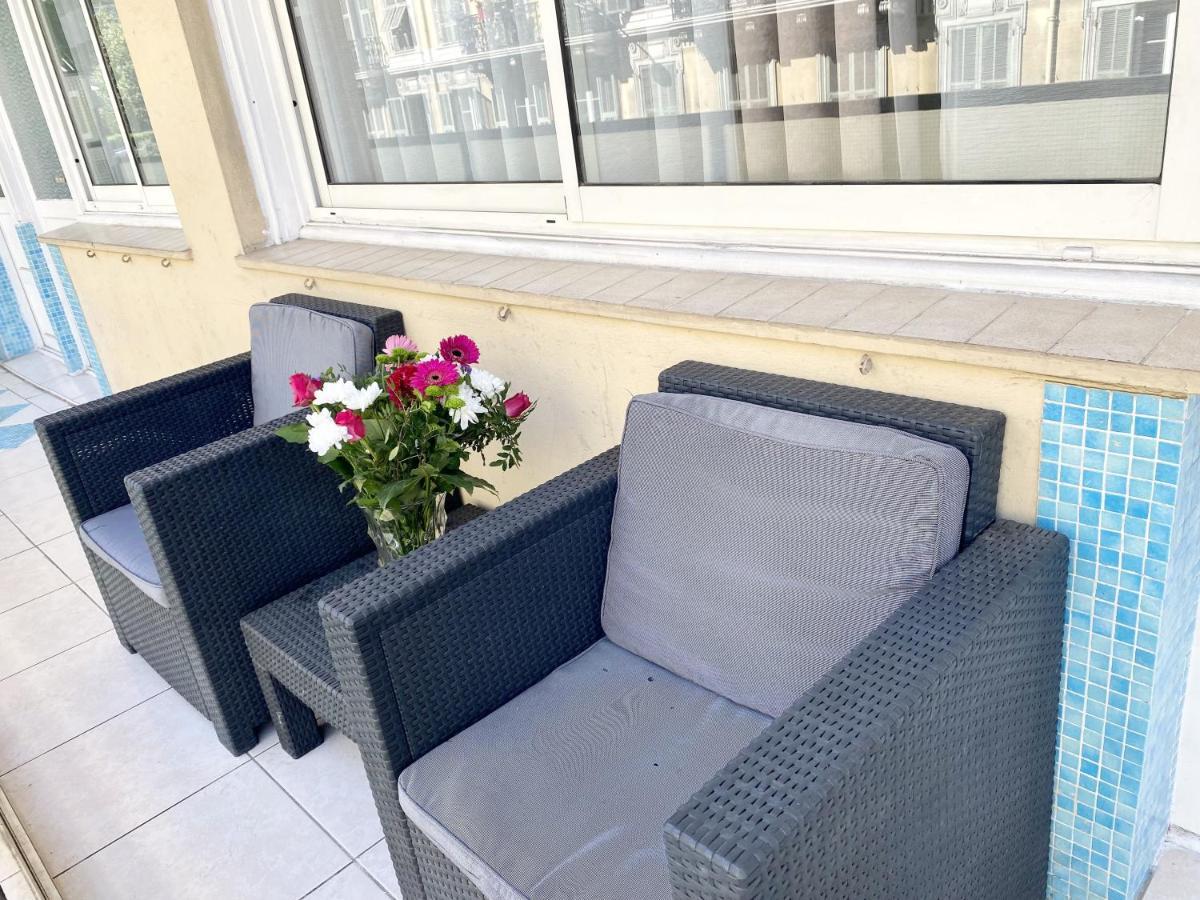 Ferienwohnung NOTRE DAME - Huge sunny modern 2BR flat - Terrace Nizza Exterior foto